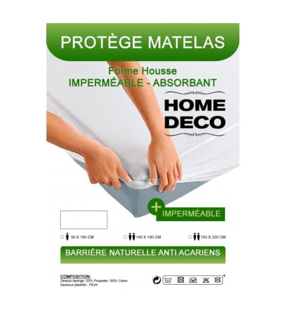 Matratzenschutz Form Housse - Wasserdicht - Absorbierend - Anti-Milben 60 x 120 cm