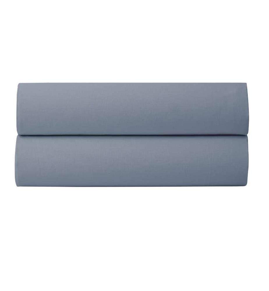 Lenzuolo matrimoniale in percalle 180 x 200 cm - Jean Blue