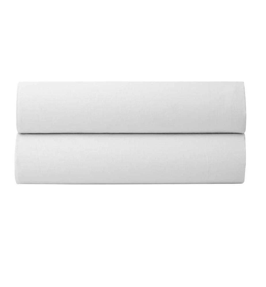 Lenzuolo a pieghe Percalle 200 x 200 cm - Neige