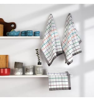 Handtuch-Set (4-teilig) – mehrfarbig
