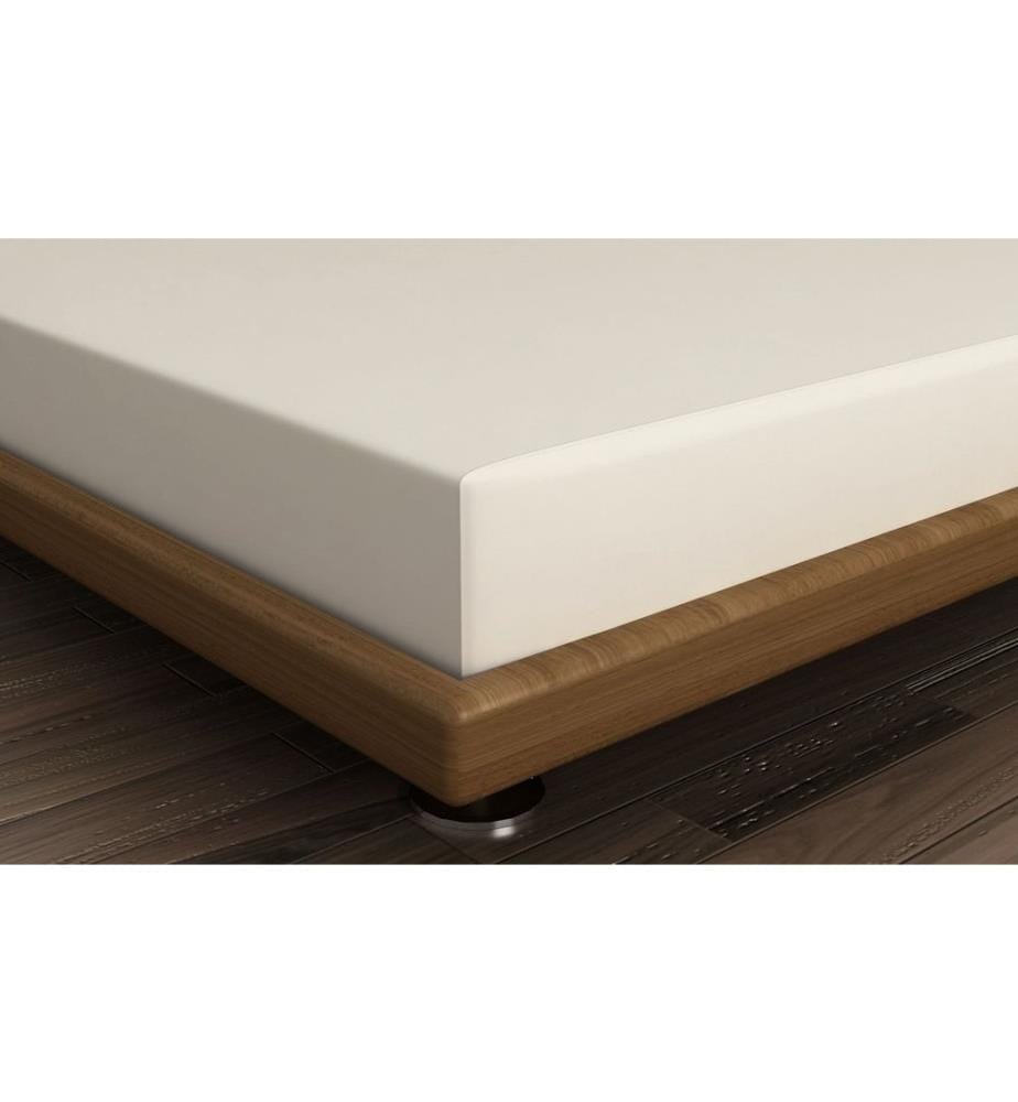 Ranforce Super King Spannbettlaken 180 x 200 cm - Creme