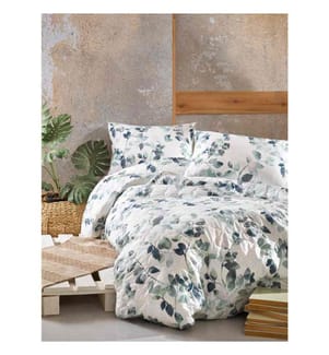Gestepptes Tagesdecken-Set (Kingsize), Grün, Weiss, Schwarz, 65 % Baumwolle 35 % Polyester (Bezug) 100 % Faser (Füllung)