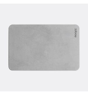 Kieselgur-Badematte - 60 x 40 x 1 cm - Grau