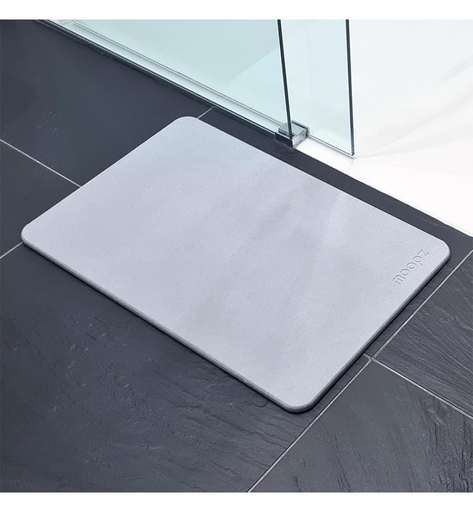 Kieselgur-Badematte - 60 x 40 x 1 cm - Grau