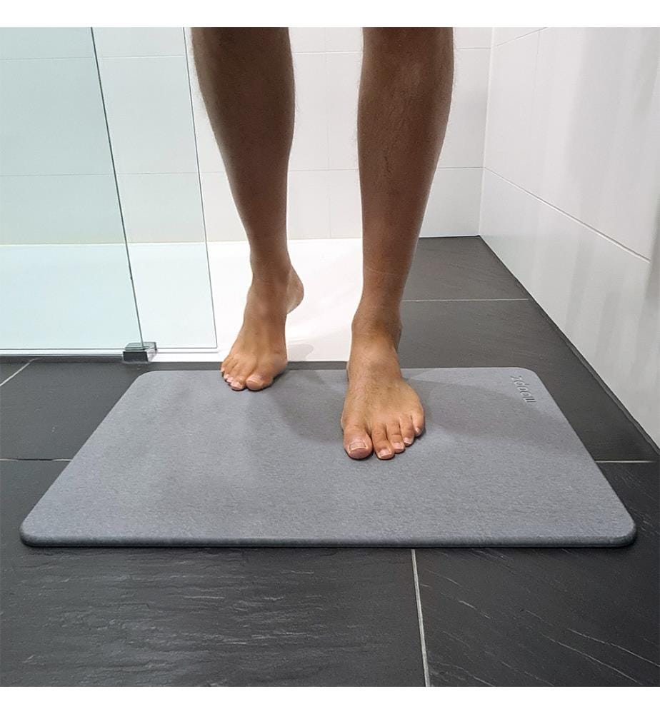 Kieselgur-Badematte - 60 x 40 x 1 cm - Schiefer