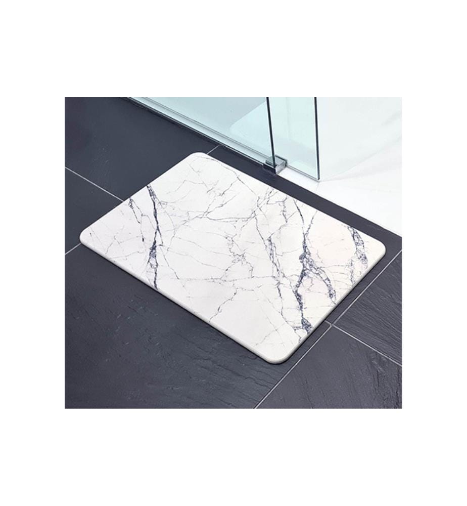 Tapis de Bain Diatomite 60 x 40 x 1 cm - Marbre