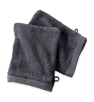 2Er-Pack Waschhandschuhe Aus Reiner Baumwolle 600 G/M²- 16 x 21 Cm