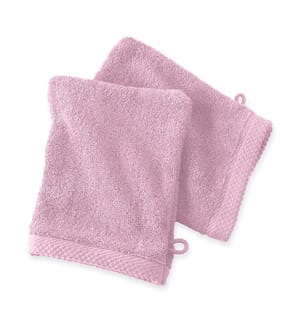 2er-Pack Waschhandschuhe aus Baumwolle 600 g/m² - 16 x 21 cm