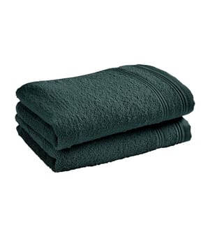 2er-Pack Gästehandtücher aus 100% Baumwolle Spa 30x50cm Smaragdgrün