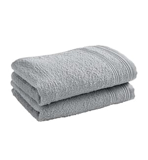 2er-Pack Gästehandtücher aus 100% Baumwolle Spa 30x50cm Perle