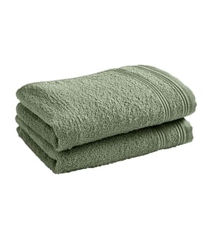 Doppelpack Frottee-Einladungstuch aus 100% Baumwolle Spa 30 x 50 cm Rosmarin