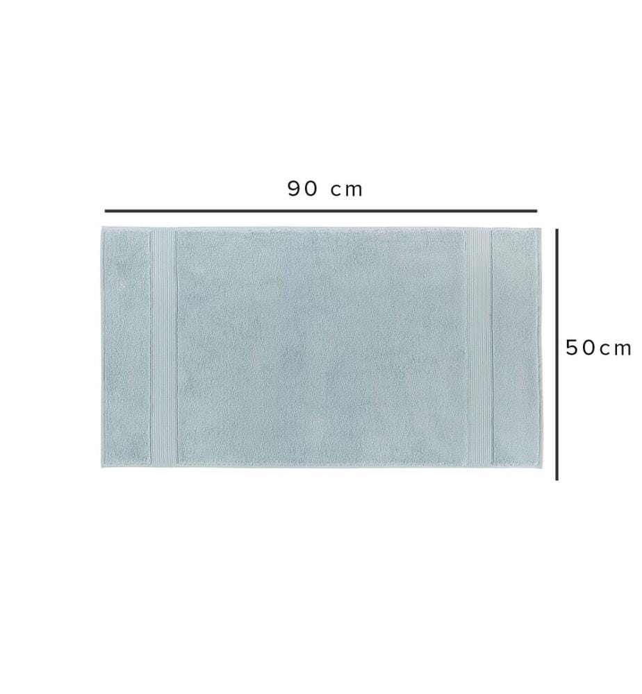 Handtuch, Hellblau, 100% Baumwolle