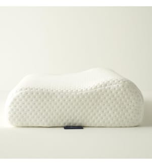 Visco Orthopädisches Kopfkissen 55x35x12x10 cm - Weiss