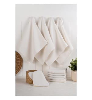Küchenhandtuch-Set (10 Stück) - Ecru