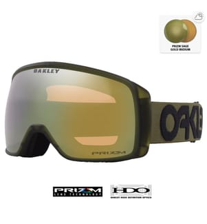 Flight Tracker XS Prizm Sage Gold Iridium Maske - Khaki
