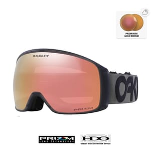 Maske Flight Tracker L Prizm Rose Gold Iridium - Schwarz und Pink