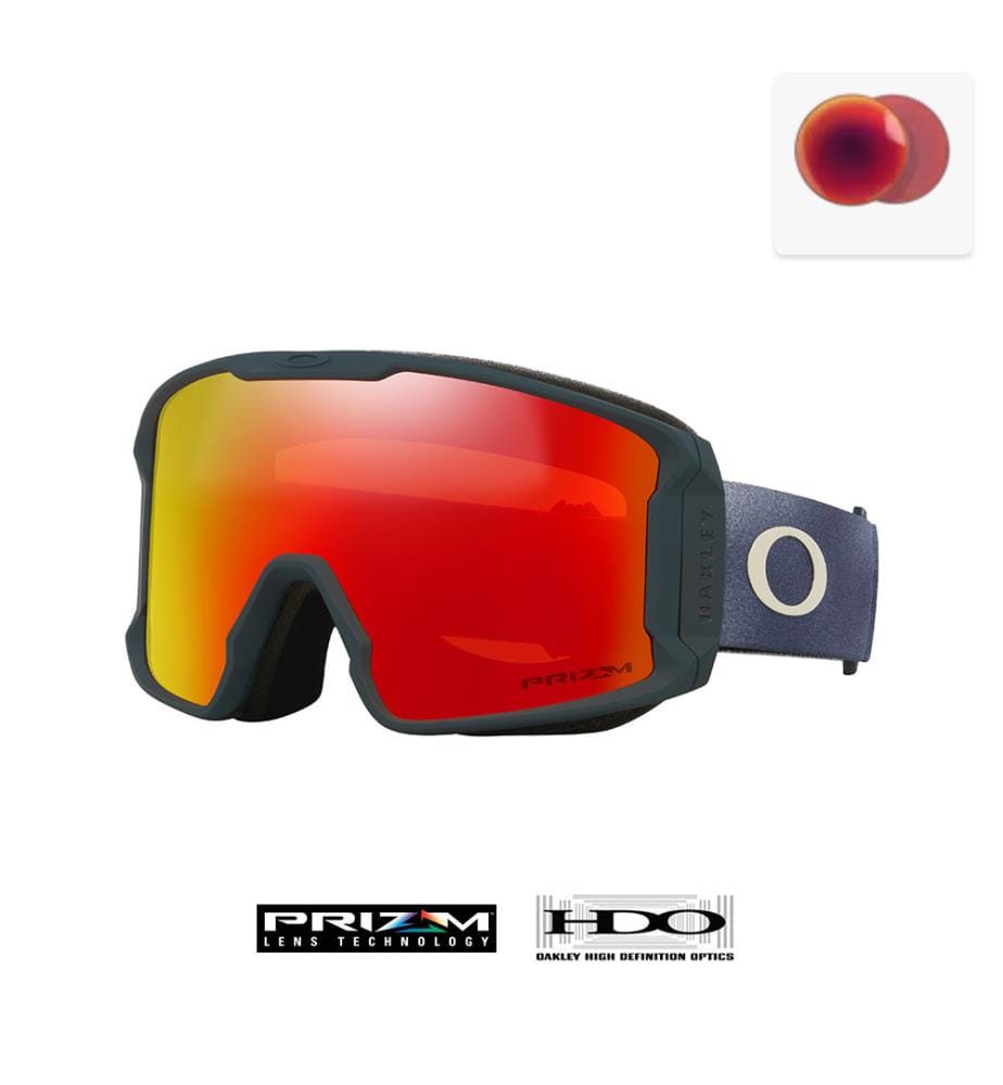 Line Miner™ M Skibrille - Prizm Snow Torch Iridium & Ink Haze Armband