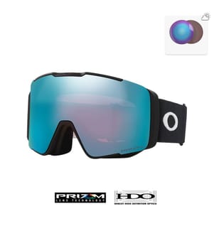 Line Miner™ Pro L Skibrille - Prizm Sage Gold Iridium & mattschwarzes Armband