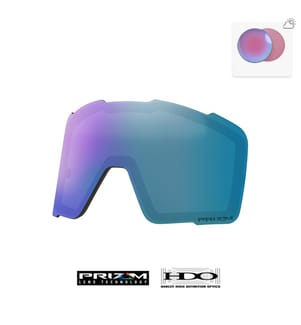 Line Miner™ Pro M Skibrille - Prizm Snow Torch Iridium & Armband mattschwarz
