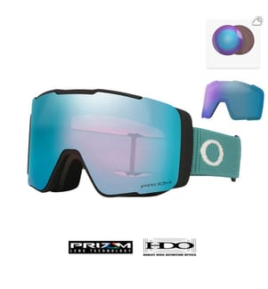Line Miner™ Pro M Skibrille - Prizm Snow Sapphire Iridium & Pacific Cord Armband