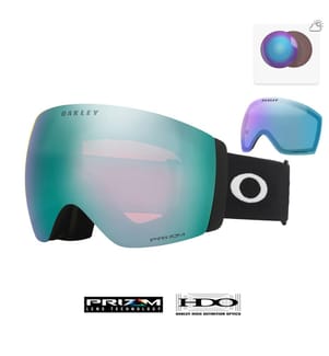 Skibrille Flight Deck™ Pro L - Prizm Snow Argon Iridium - Mattschwarzes Armband