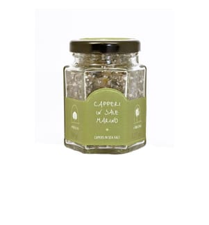 1x Kapern in Meersalz, Glas - 90 g