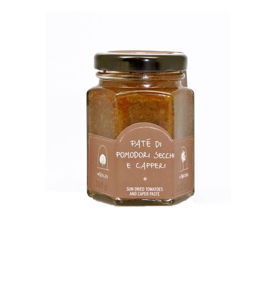 1x Pastete aus sonnengetrockneten Tomaten und Kapern, Glas - 100 g