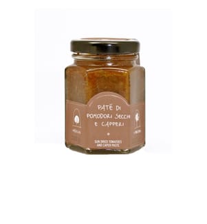 1x Pastete aus sonnengetrockneten Tomaten und Kapern, Glas - 100 g