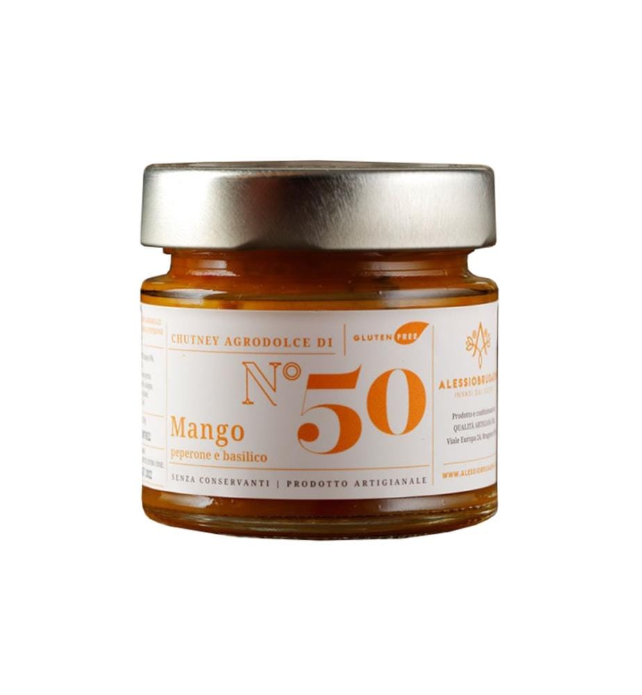 Chutney aus Mango, Paprika und Basilikum Nr. 50 - 150 g