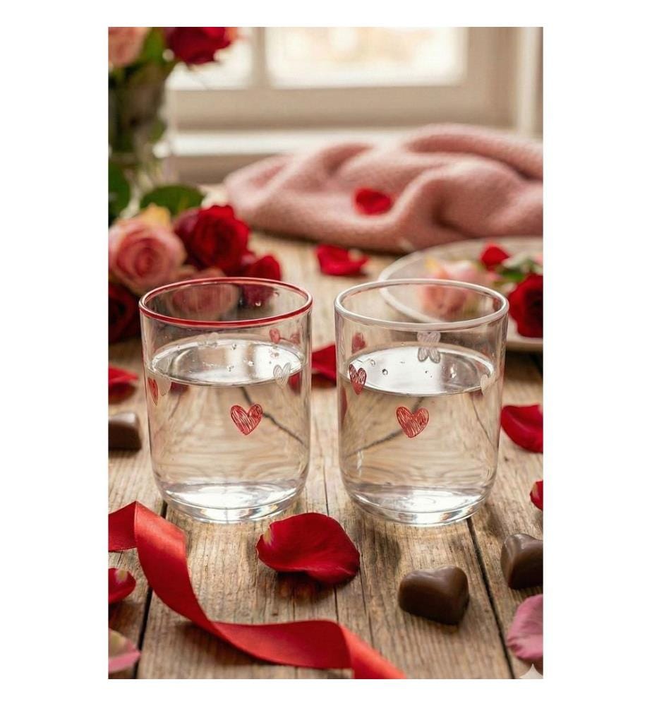 2er-Set Gläser – Transparent
