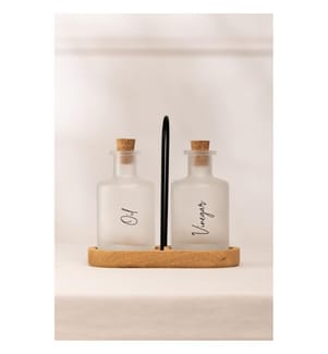 2er-Set Ölspender – Weiss