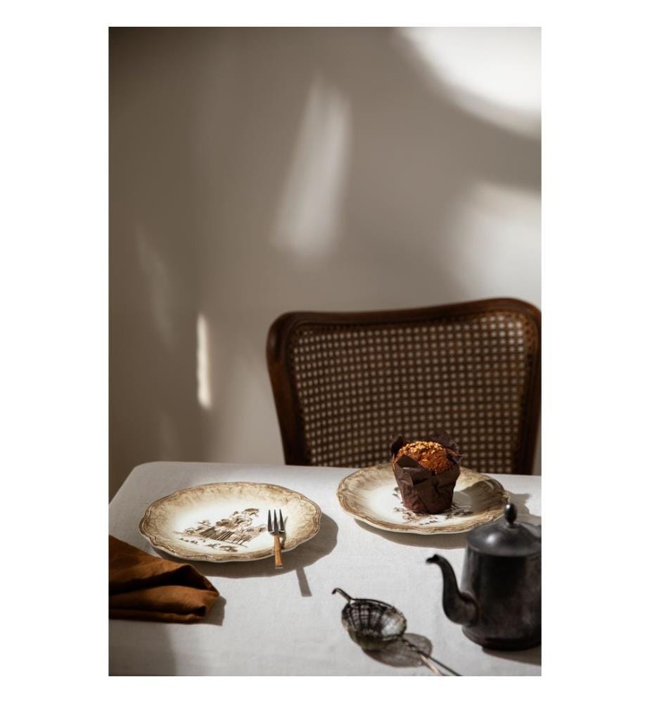 6er-Set Dessertteller – mehrfarbig