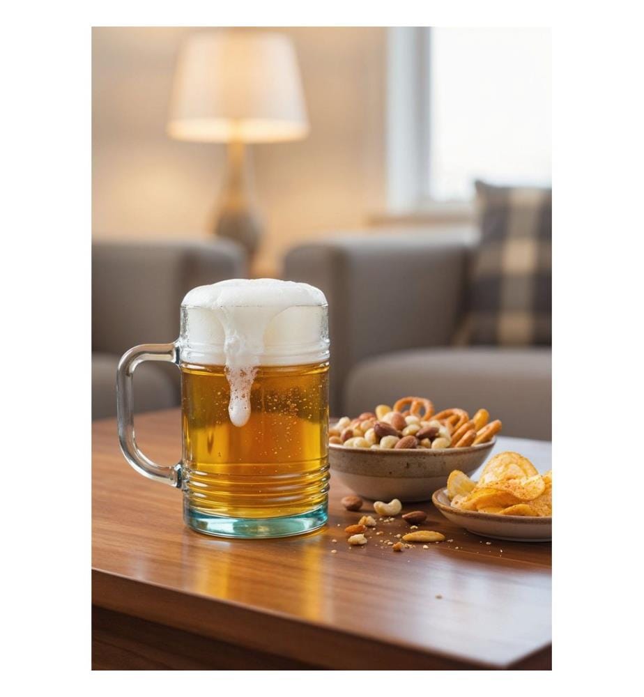 2er-Set Biergläser – transparent