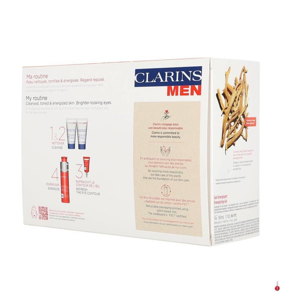 Set aus 4 energiespendenden Essenzen für Männer - 113 ml