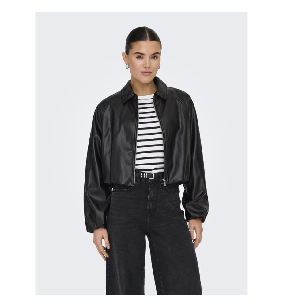 Bikerjacke – Schwarz