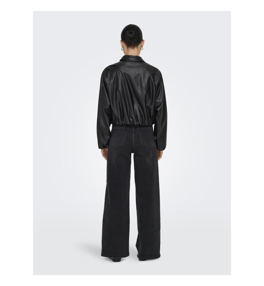 Bikerjacke – Schwarz