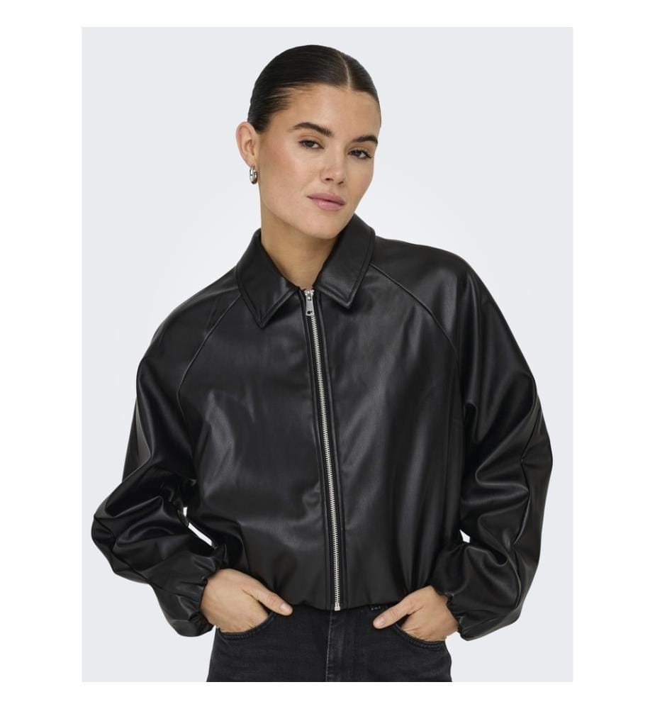 Bikerjacke – Schwarz