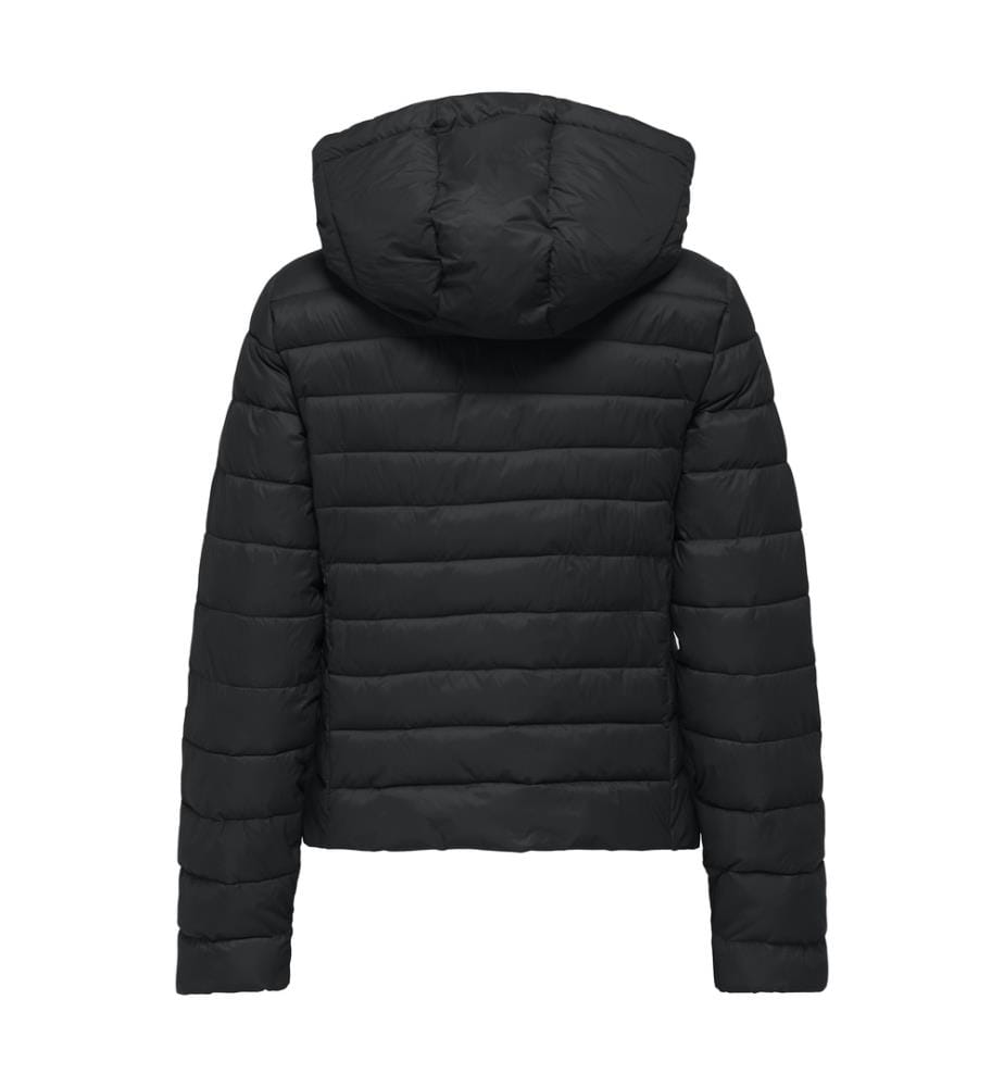 Tahia Jacke mit gesteppter Kapuze - Schwarz