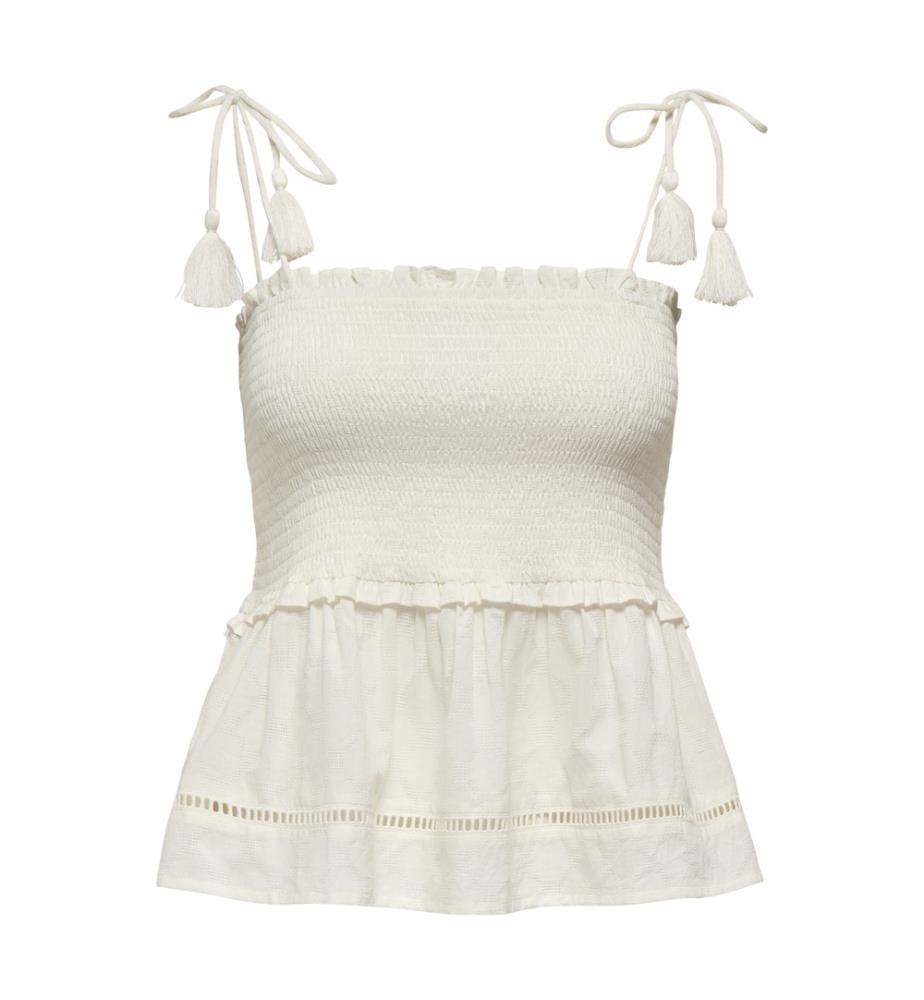 Top in Regular Fit - Cloud Dancer