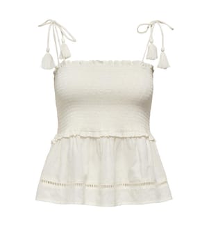 Top in Regular Fit - Cloud Dancer