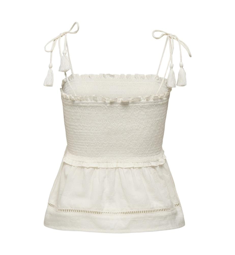 Top in Regular Fit - Cloud Dancer