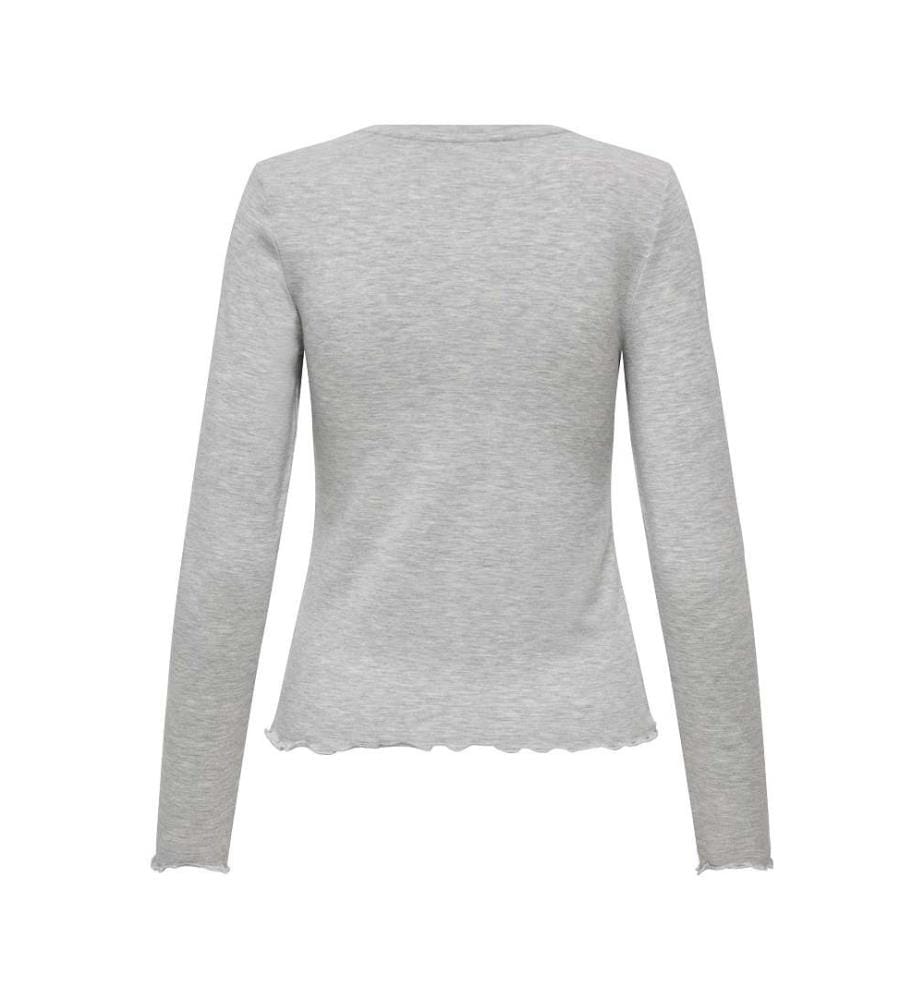 Top - Light Grey Melange