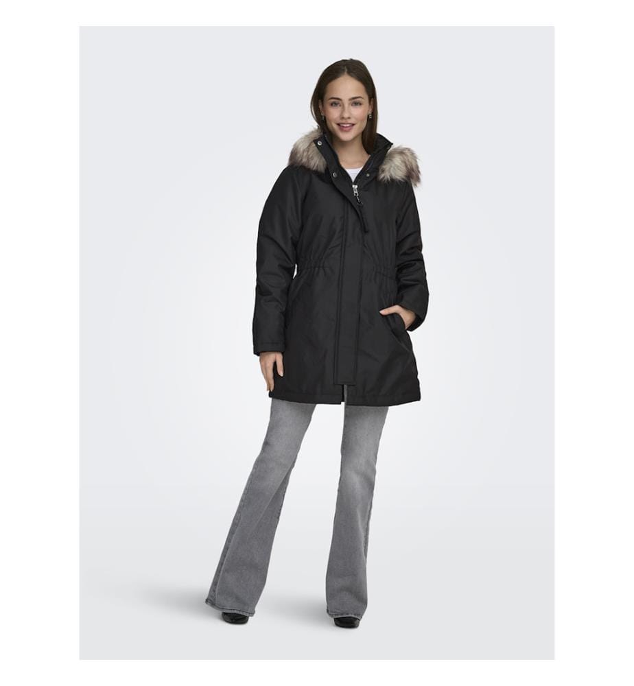 Parka - Pelliccia nera Nature