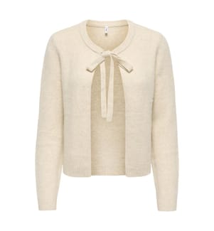 Strickjacke - Bimsstein-Mix