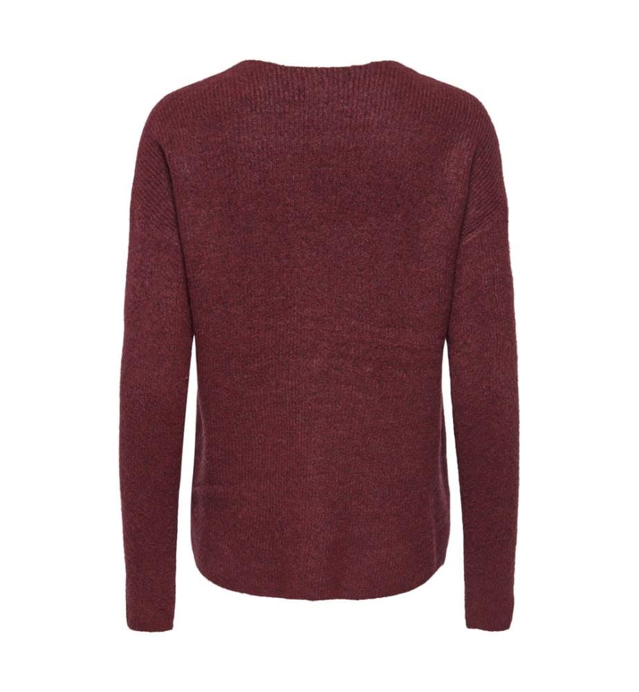 Pullover - Ochsenblutrote Mischung
