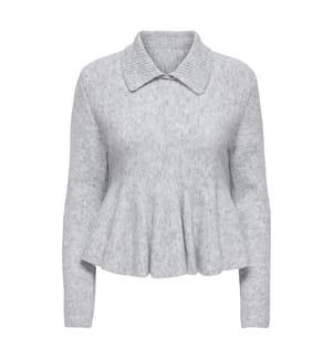 Pullover - Hellgrau meliert