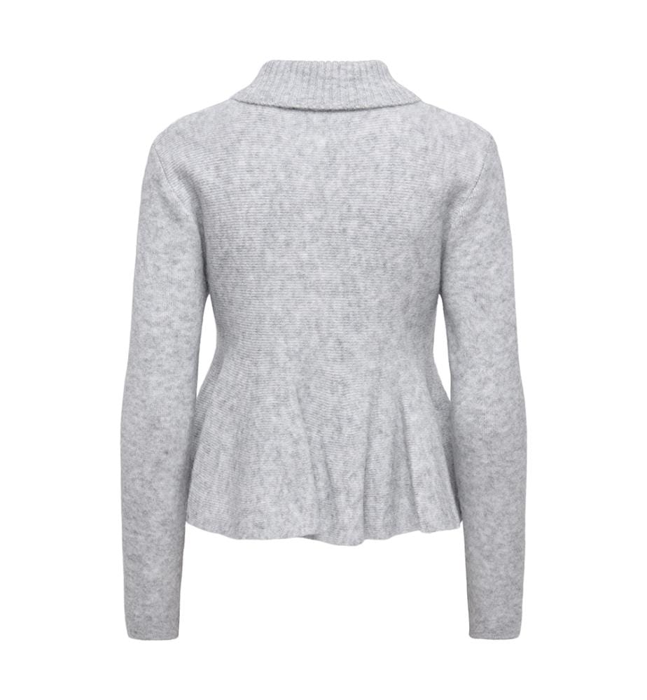 Pullover - Hellgrau meliert