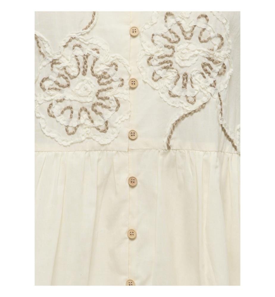 Enore Kurzes Kleid - Weiss