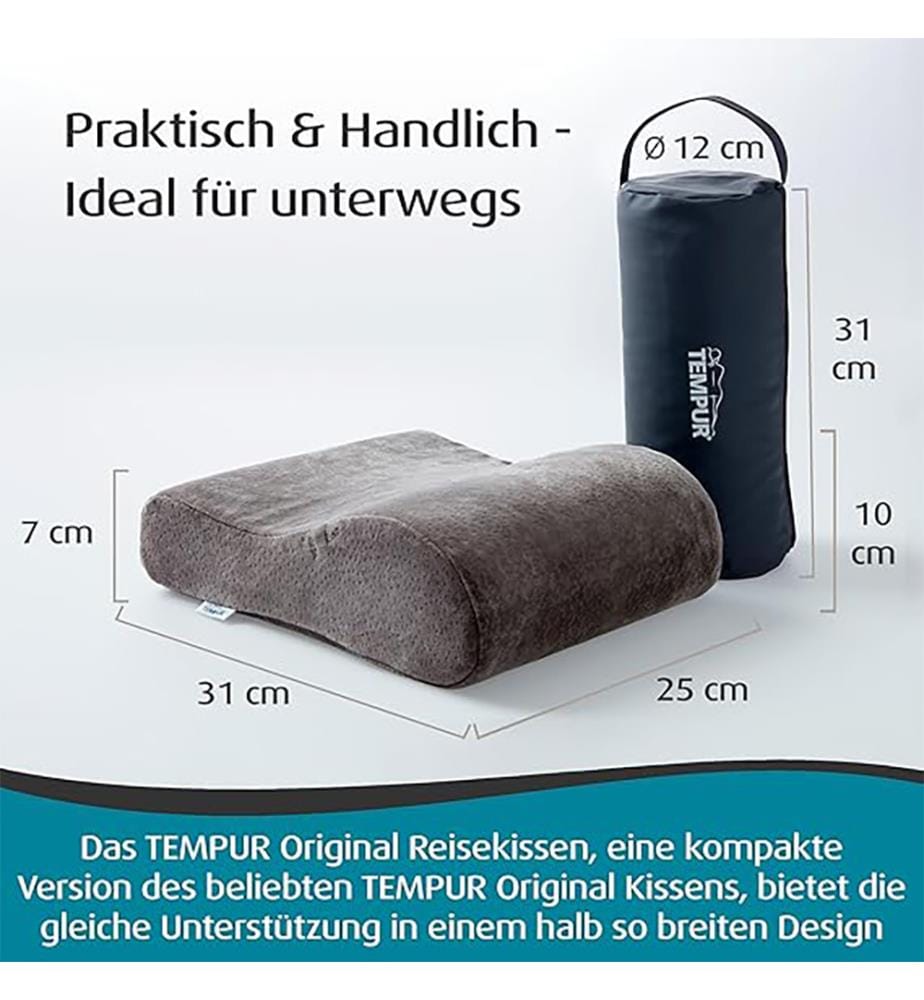 Reisekissen - Dunkelgrau