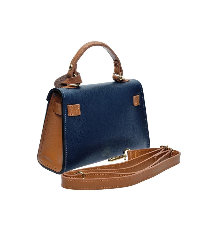 Umhängetasche - Blu Cognac